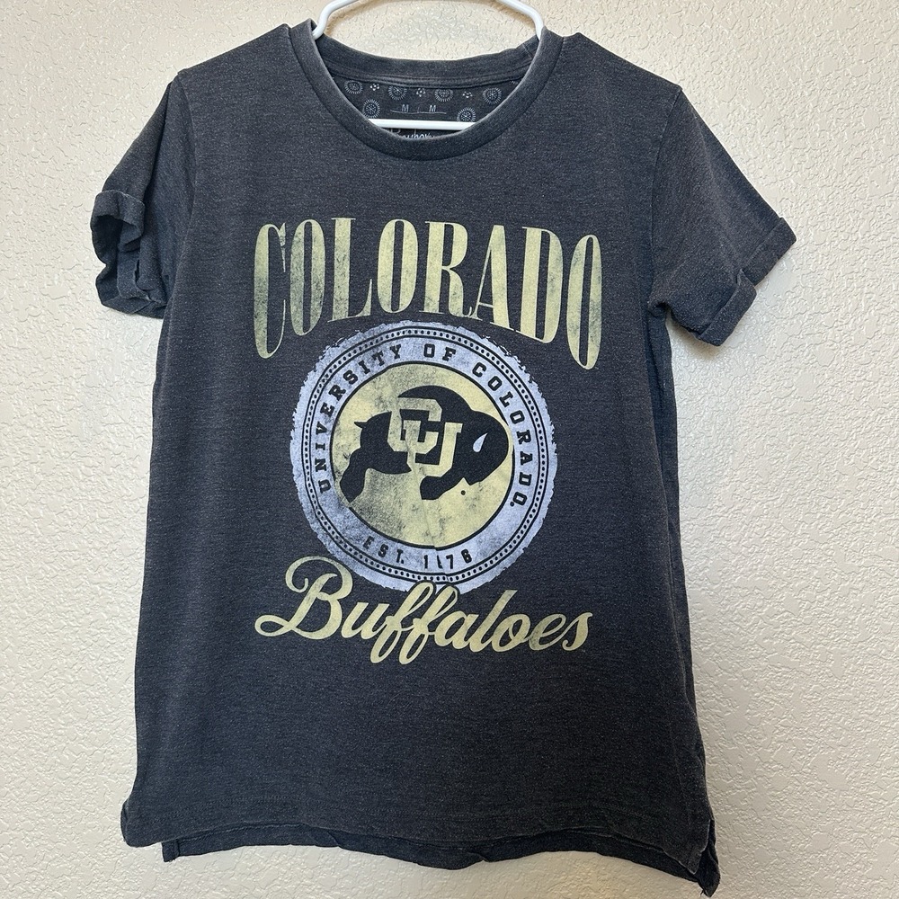 Press Box By Royal Apparel University Of Colorado T-shirt Buffaloes Medium Women
